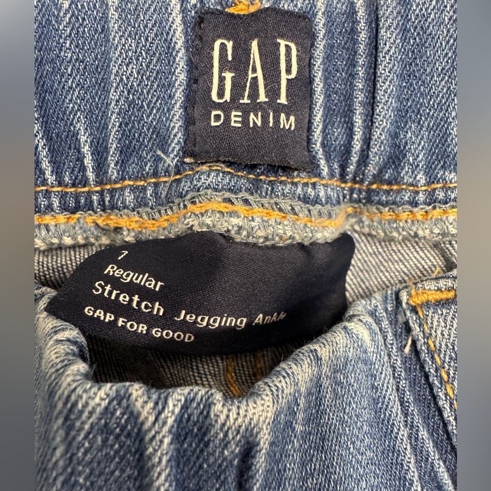 GAP Kids Flip Sequin Stretch Jegging Jeans | Size 7 Regular 💙✨ - Picture 2 of 9